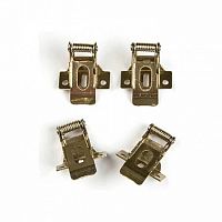 Комплект крепежных скоб на пружинах Uniel UFL-F04 SILVER 150 картинка 